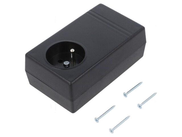 Behuizing: voor voedingseenheid; X: 71mm; Y: 120mm; Z: 45mm; ABS Behuizing: voor voedingseenheid; X: 71mm; Y: 120mm; Z: 45mm; ABS